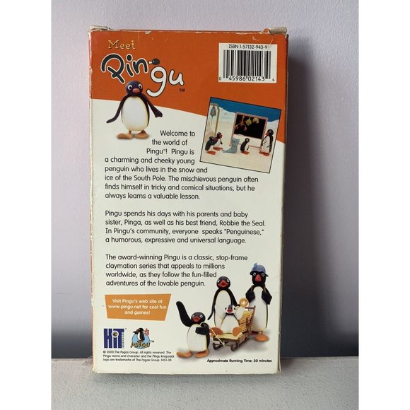 Meet Pingu VHS Rare Animated Pingu The Penguin Kids Cartoon 2003 - Picture 3 of 6